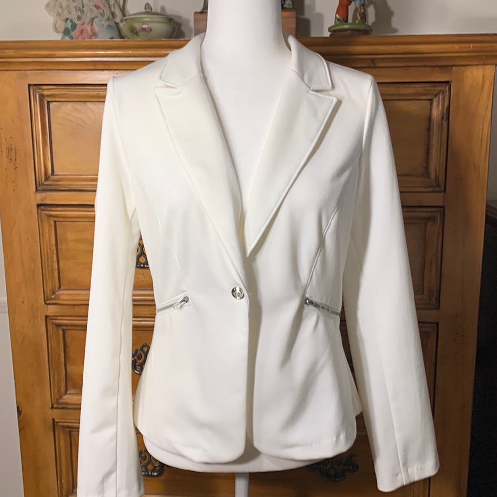 White blazer